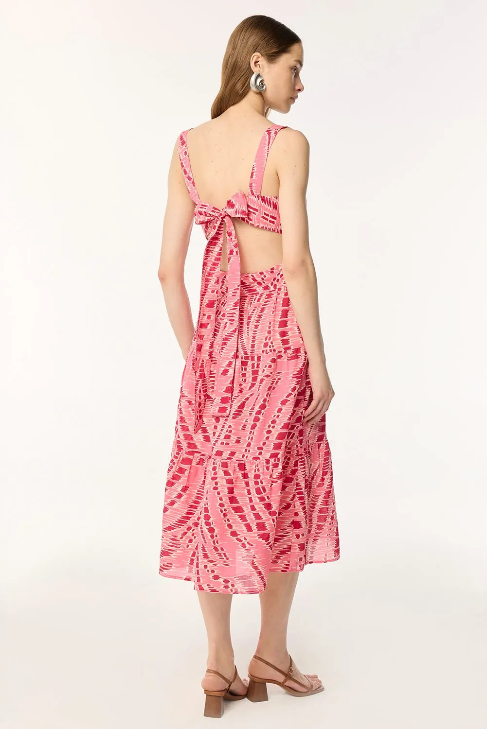Long Dress Coco - Pink Kalina sold by Poupette St Barth product image thumbnail 3