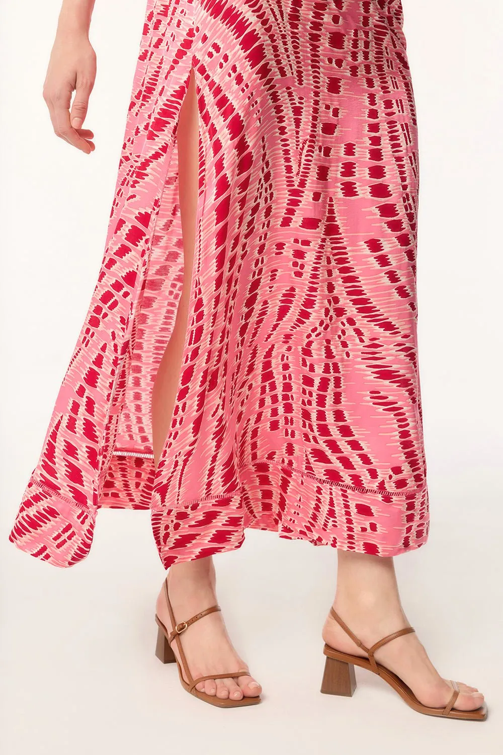 Long Dress Cassandra - Pink Kalina sold by Poupette St Barth product image thumbnail 2