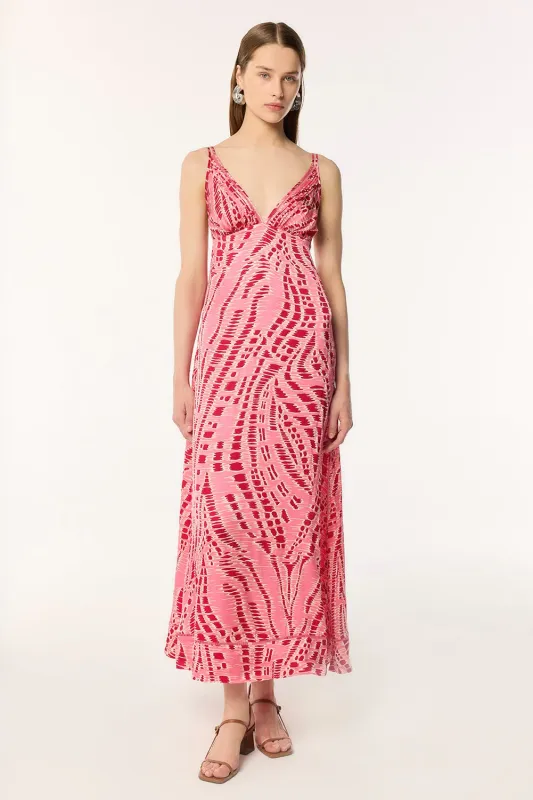 Long Dress Cassandra - Pink Kalina sold by Poupette St Barth