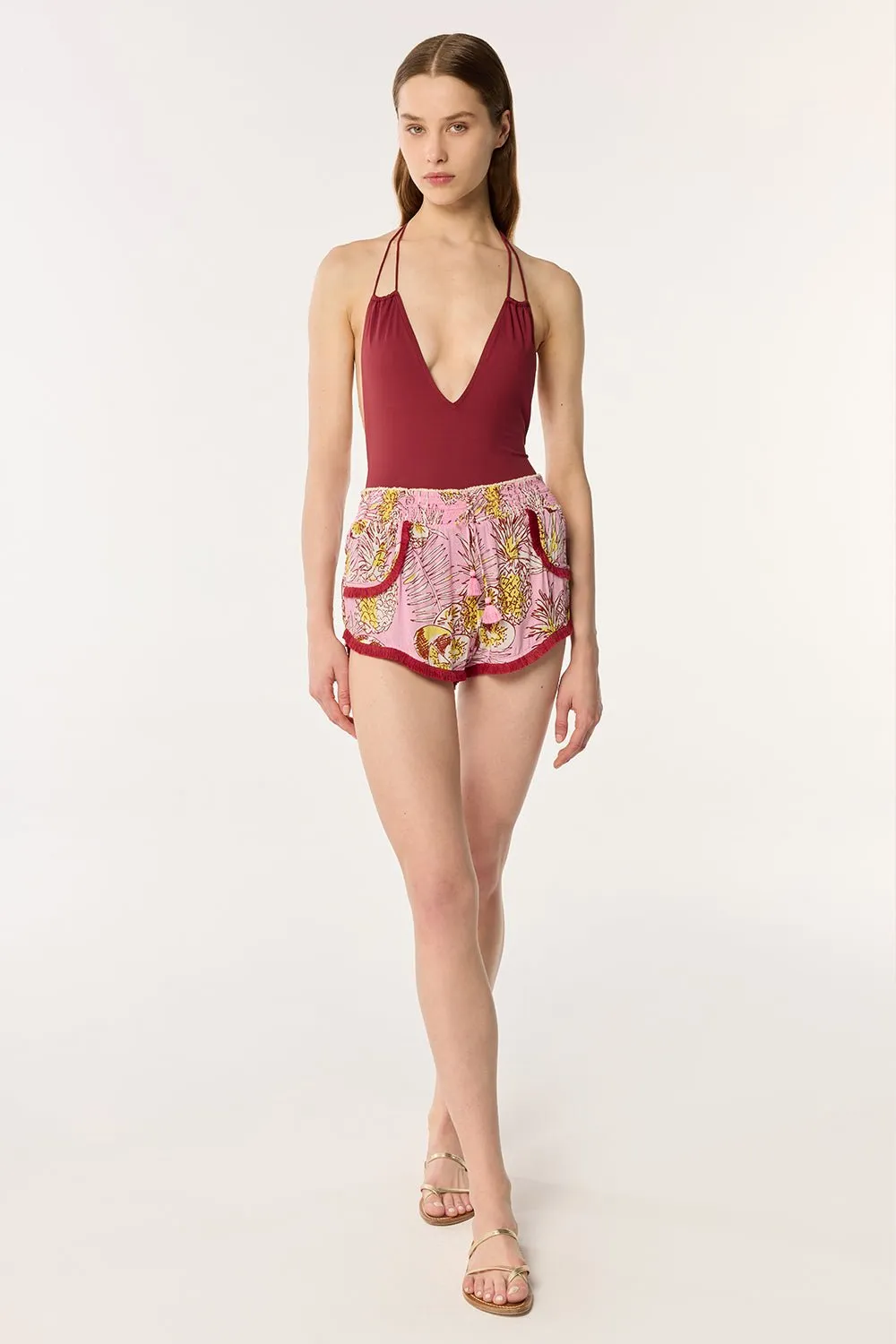 Boxer Lulu - Pink Karibia sold by Poupette St Barth product image thumbnail 2