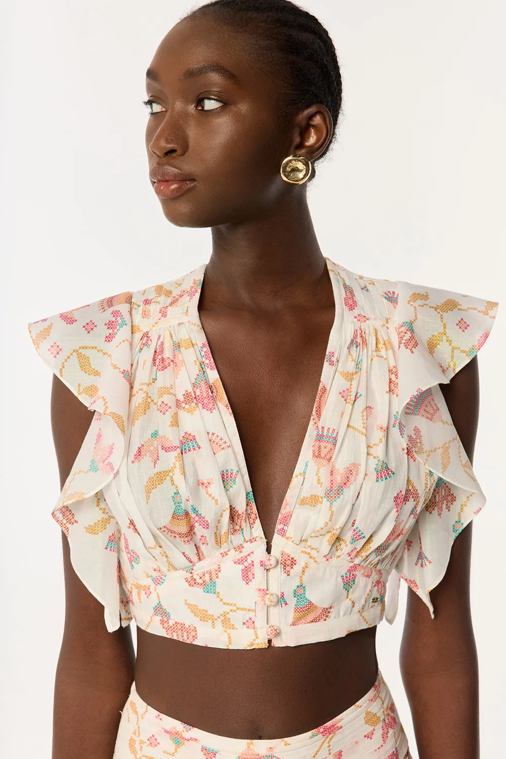 Top Kikka - Pink Ylang Ylang sold by Poupette St Barth