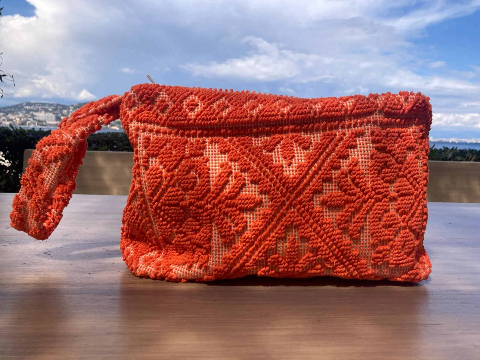 Pochette Olbia Slim - Orange sold by Poupette St Barth product image thumbnail 3