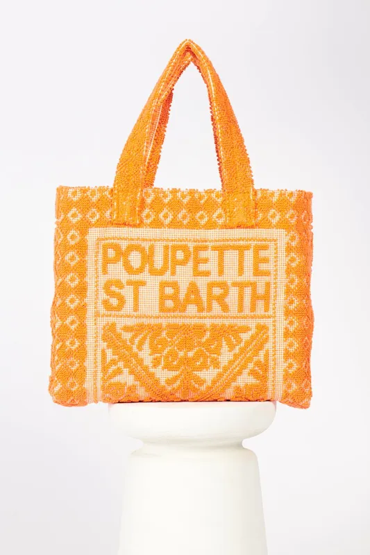 Beach Bag Olbia Medium - Orange sold by Poupette St Barth