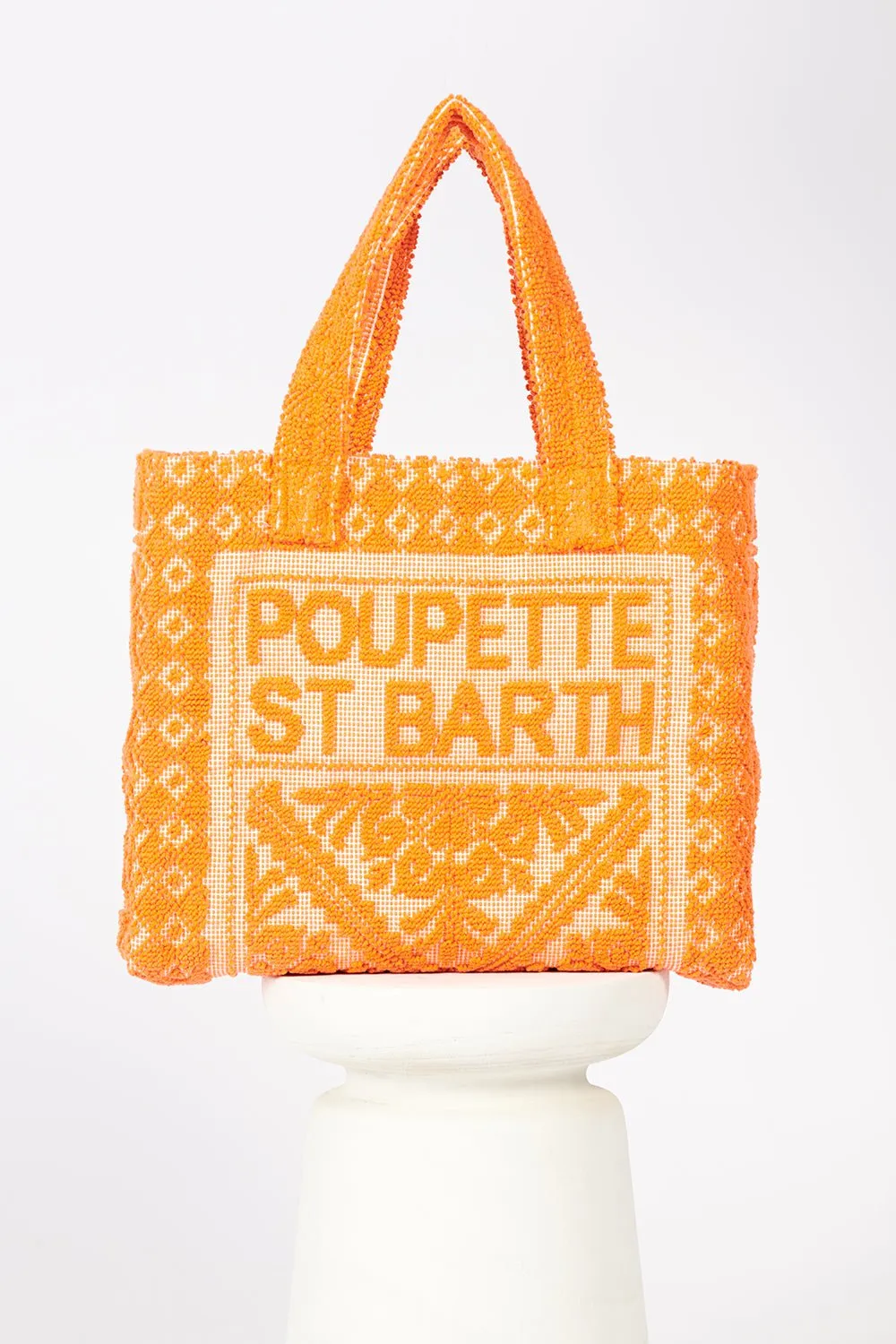 Beach Bag Olbia Medium - Orange sold by Poupette St Barth