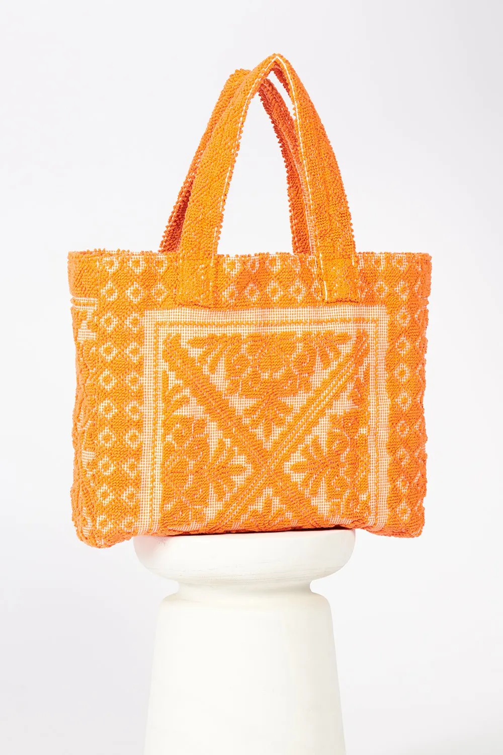 Beach Bag Olbia Medium - Orange sold by Poupette St Barth product image thumbnail 2