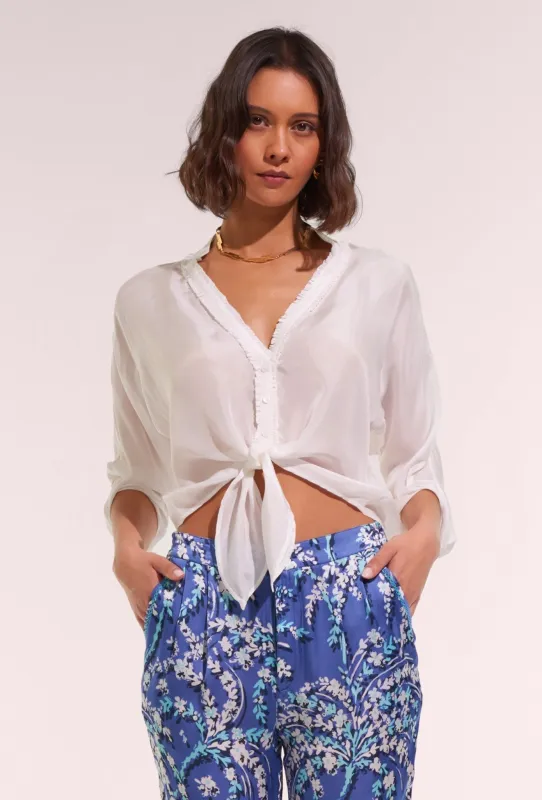 Shirt Azia - Natural White sold by Poupette St Barth
