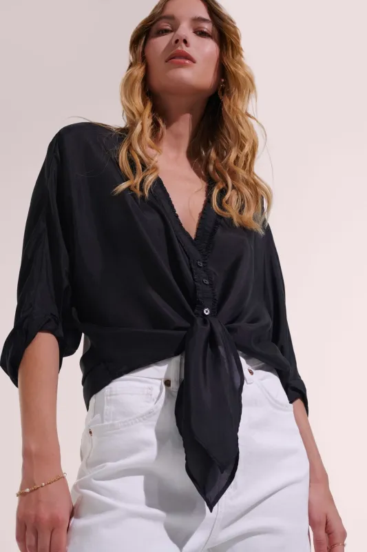 Shirt Azia - Black sold by Poupette St Barth