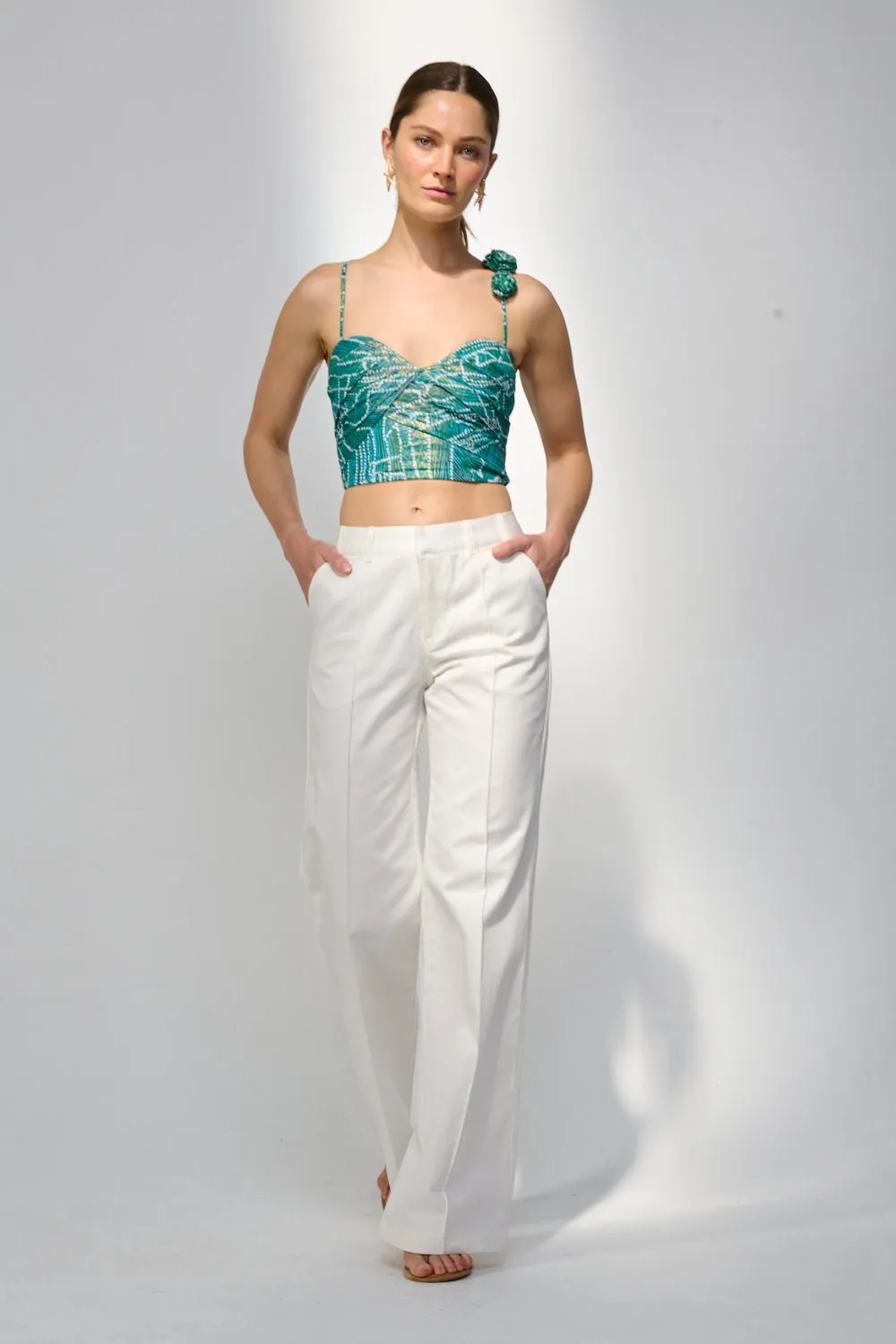 Pant Kaoli - Natural White Provence sold by Poupette St Barth product image thumbnail 2