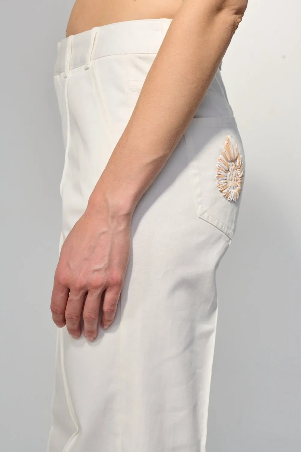 Pant Kaoli - Natural White Provence sold by Poupette St Barth product image thumbnail 4