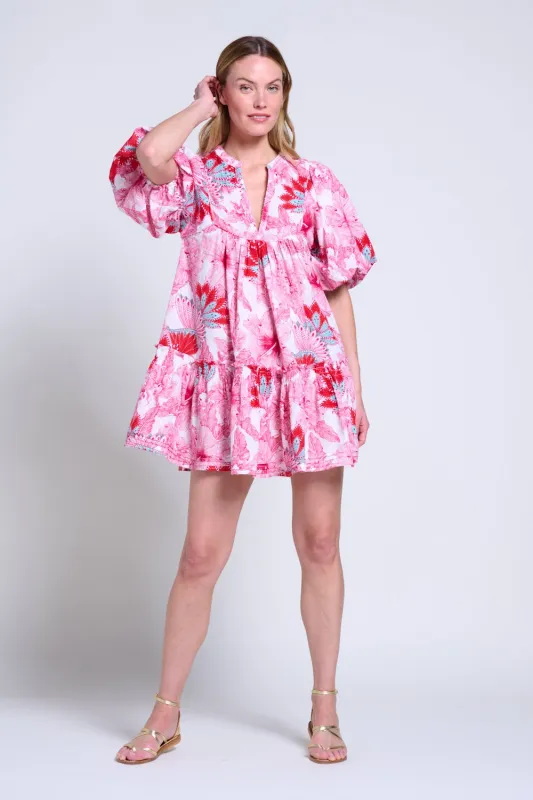 Mini Dress Cruz - Pink Padang sold by Poupette St Barth
