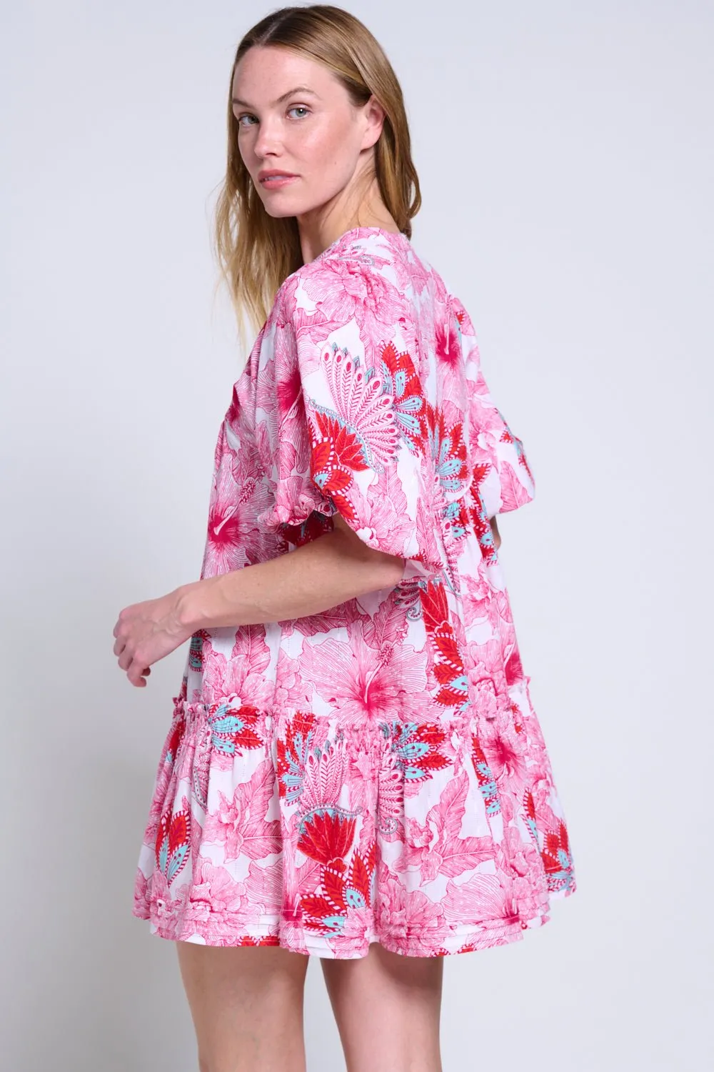 Mini Dress Cruz - Pink Padang sold by Poupette St Barth product image thumbnail 3