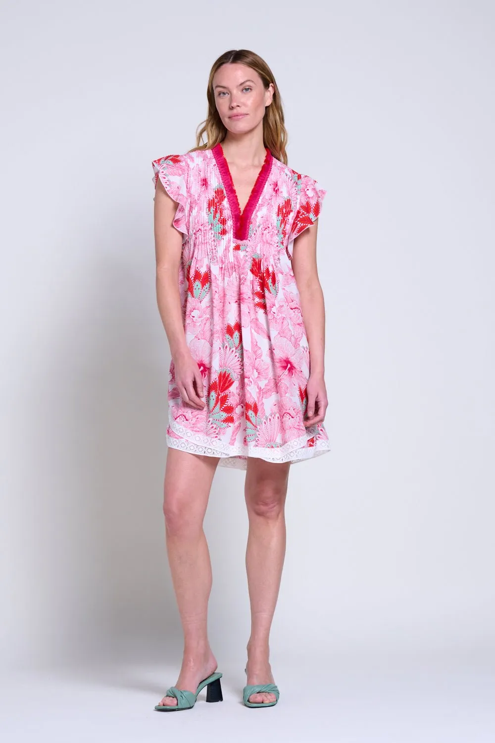 Mini Dress Sasha - Pink Padang sold by Poupette St Barth product image thumbnail 2