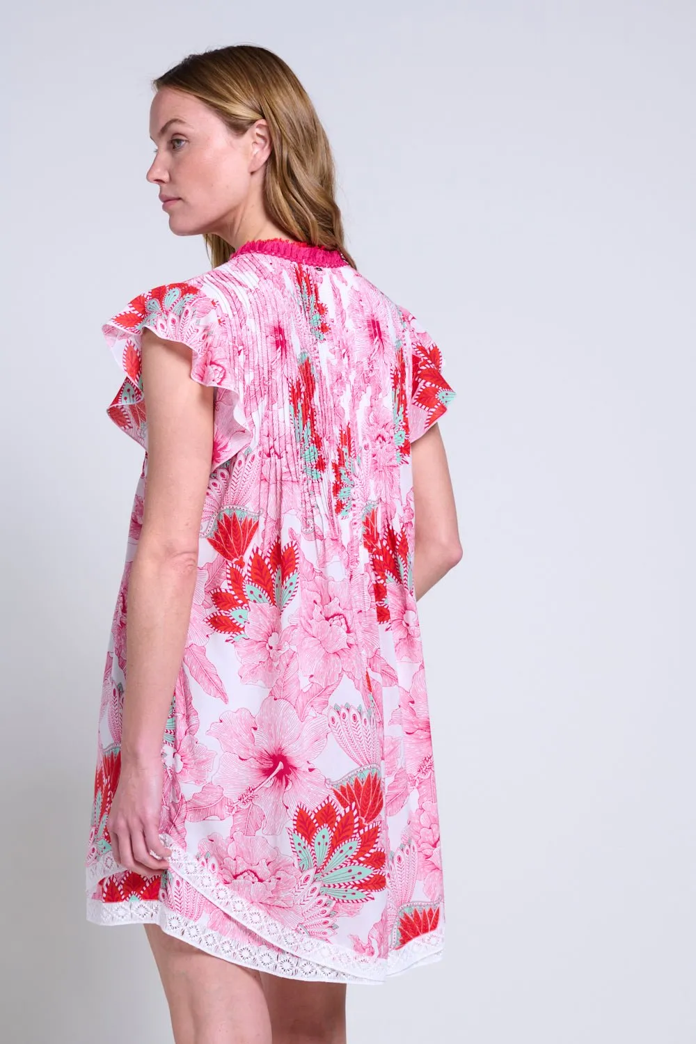 Mini Dress Sasha - Pink Padang sold by Poupette St Barth product image thumbnail 4