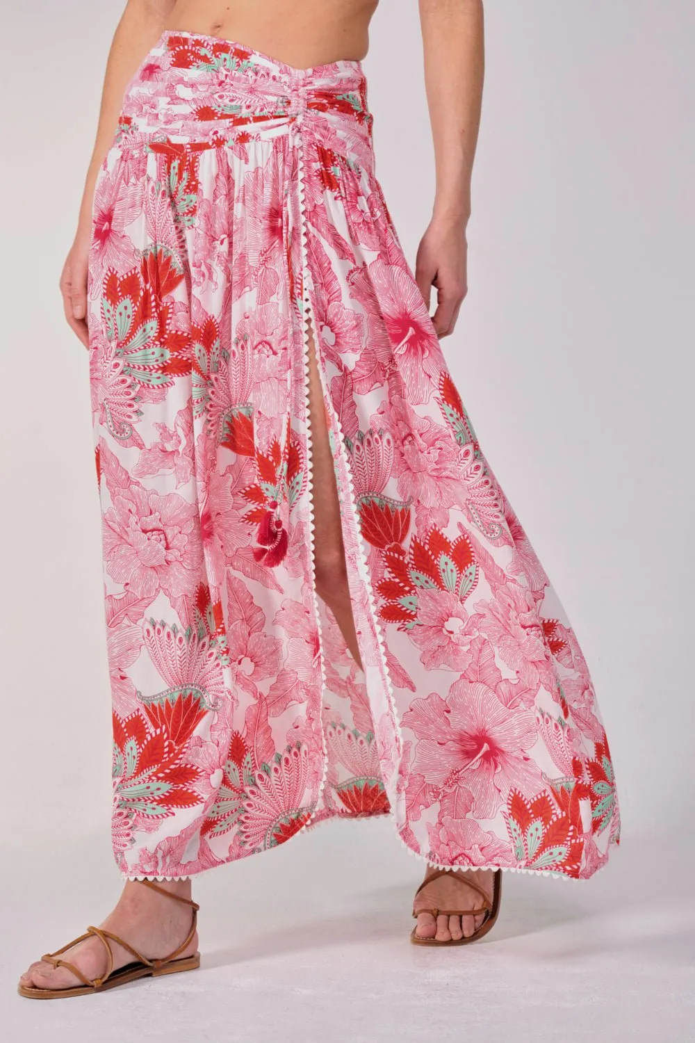 Long Skirt Carla - Pink Padang sold by Poupette St Barth product image thumbnail 5