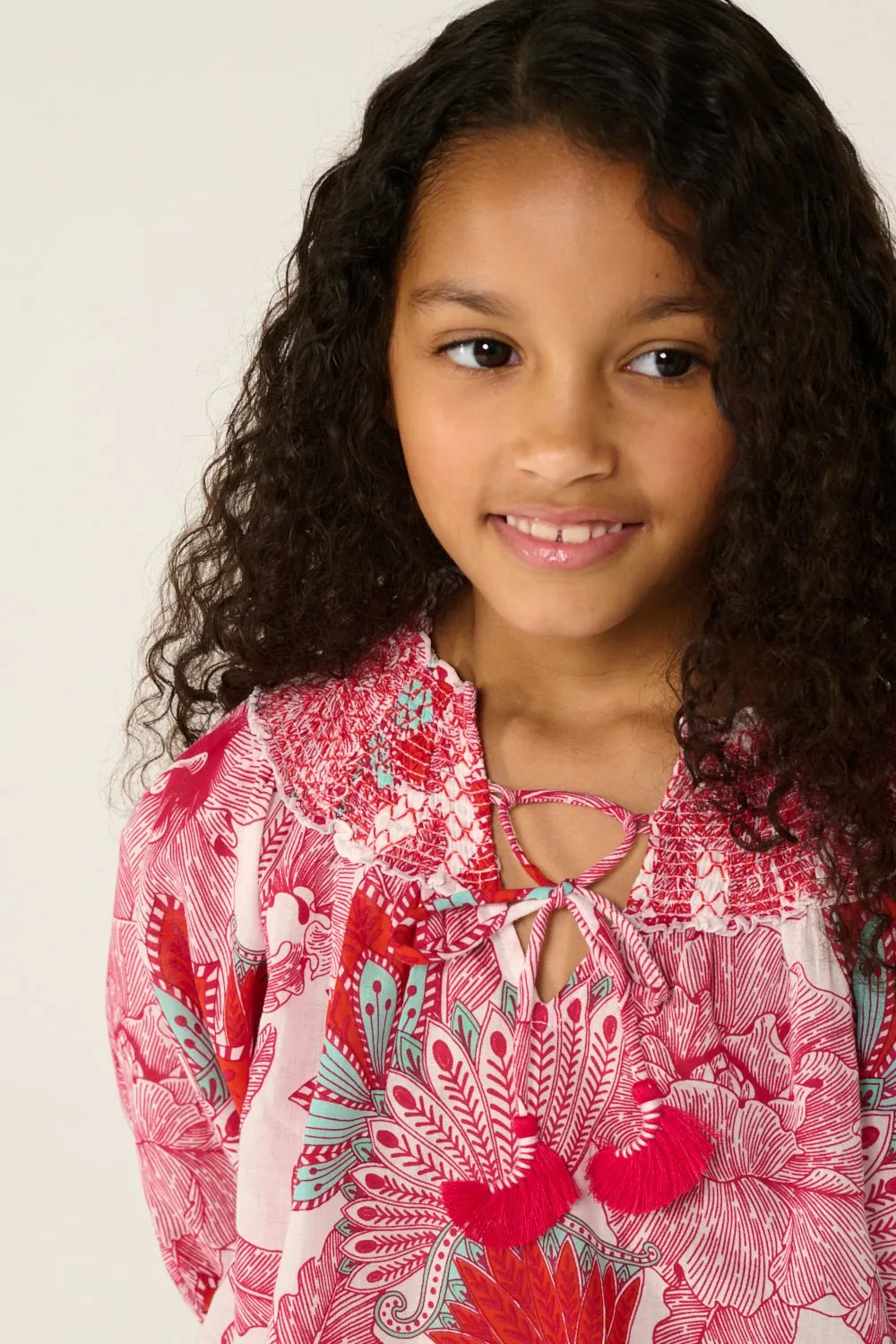 Blouse Ysee for girls - Pink Padang sold by Poupette St Barth product image thumbnail 4