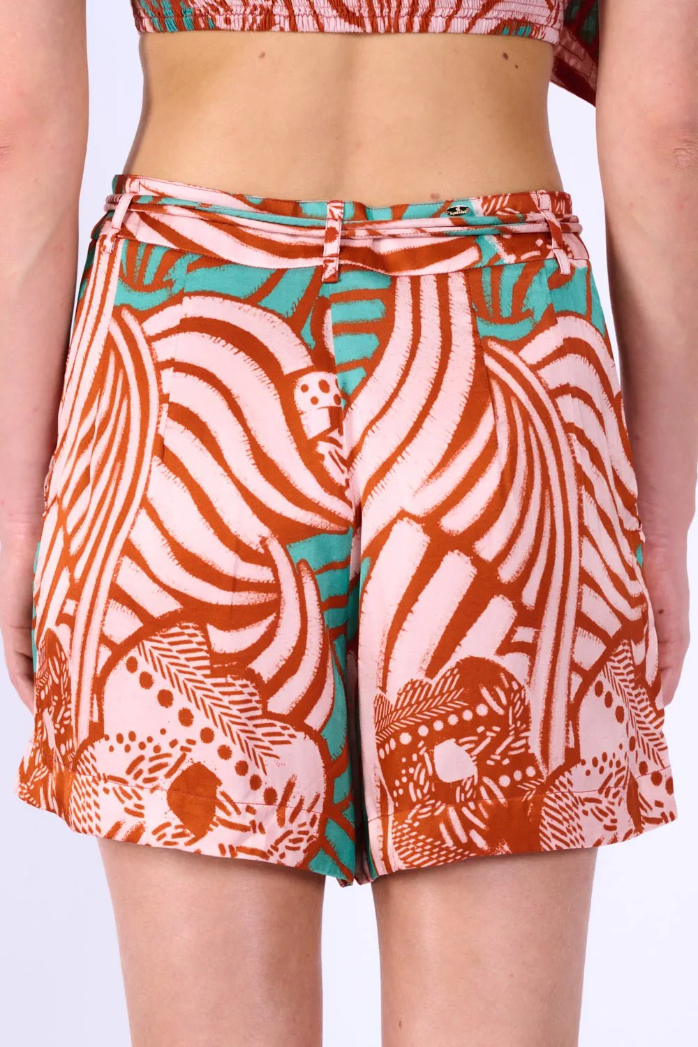 Short Chantal - Brick Japonism sold by Poupette St Barth product image thumbnail 5