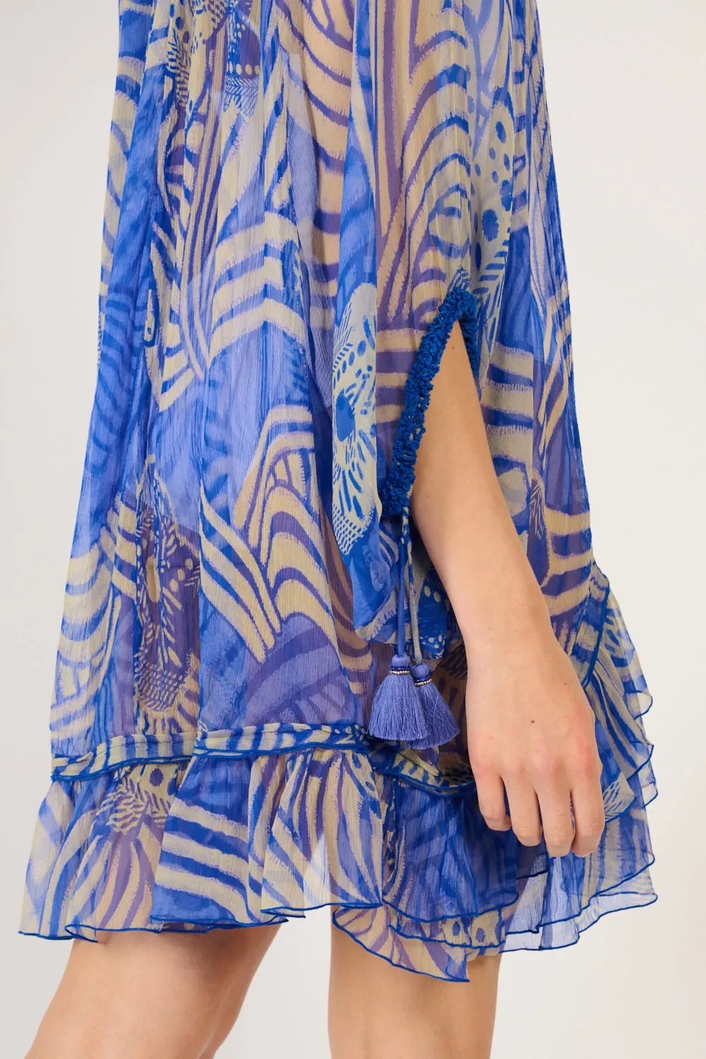 Poncho Nava - Blue Japonism sold by Poupette St Barth product image thumbnail 5