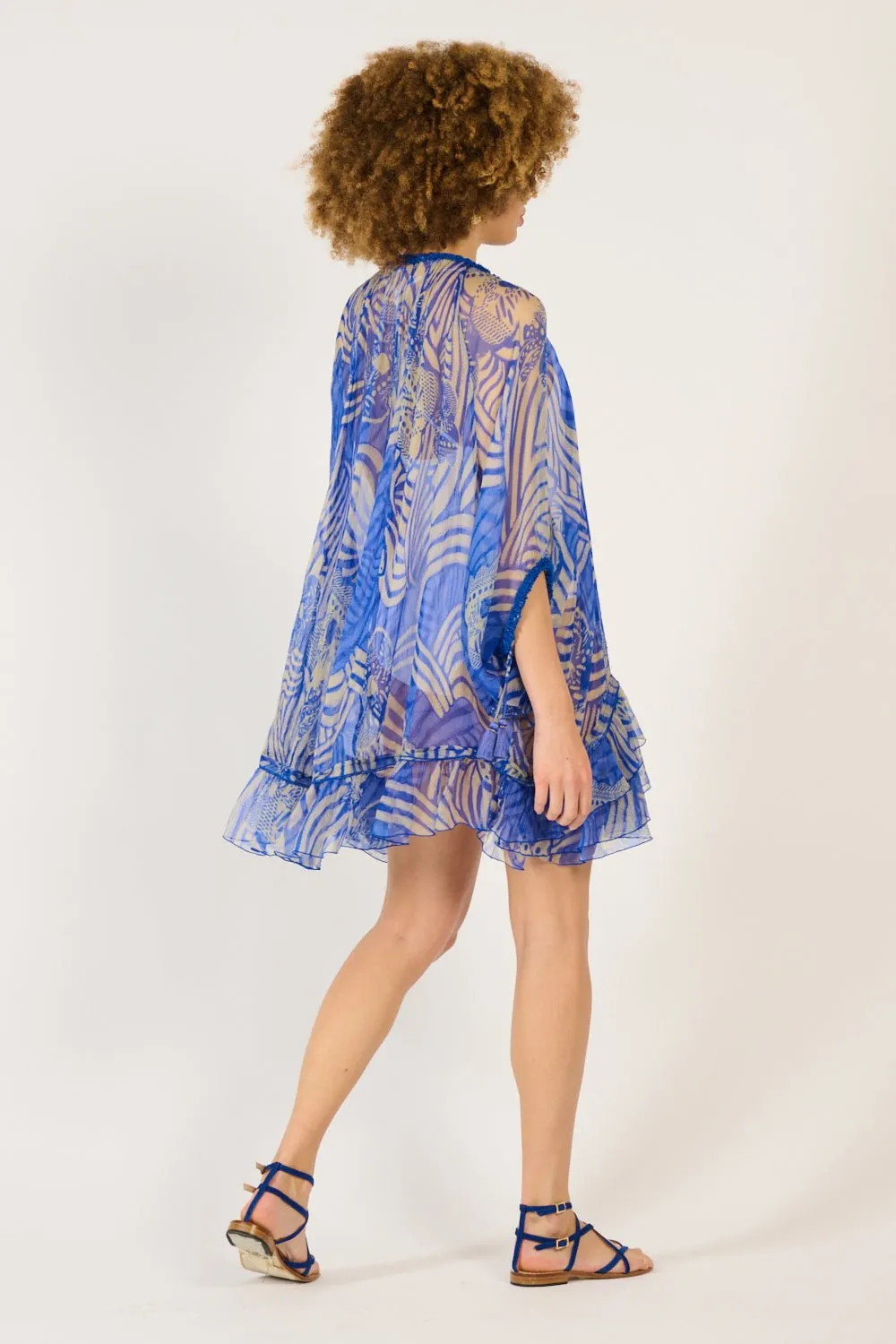 Poncho Nava - Blue Japonism sold by Poupette St Barth product image thumbnail 4
