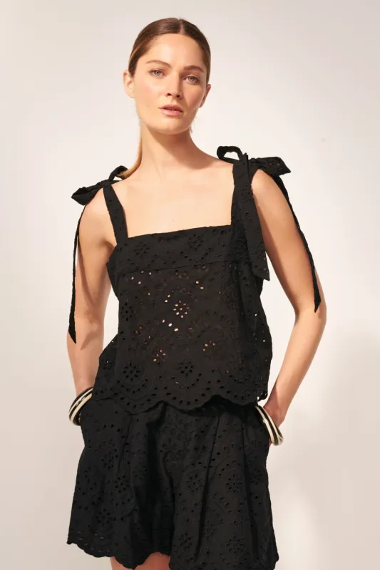 Top Noa - Black sold by Poupette St Barth