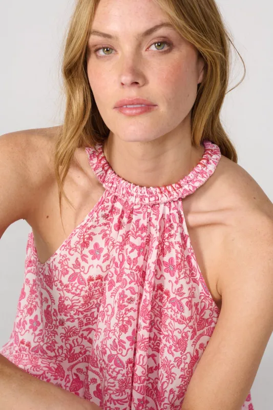 Top Cleo - Pink Tiare sold by Poupette St Barth