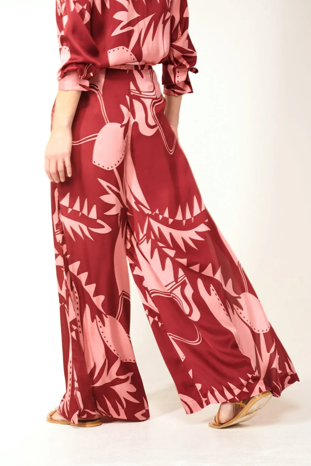 Pant Clea - Bordo Oasis sold by Poupette St Barth product image thumbnail 4