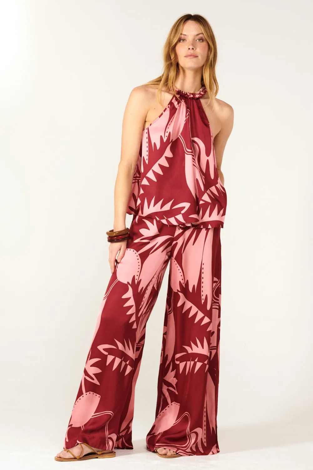 Pant Clea - Bordo Oasis sold by Poupette St Barth product image thumbnail 2