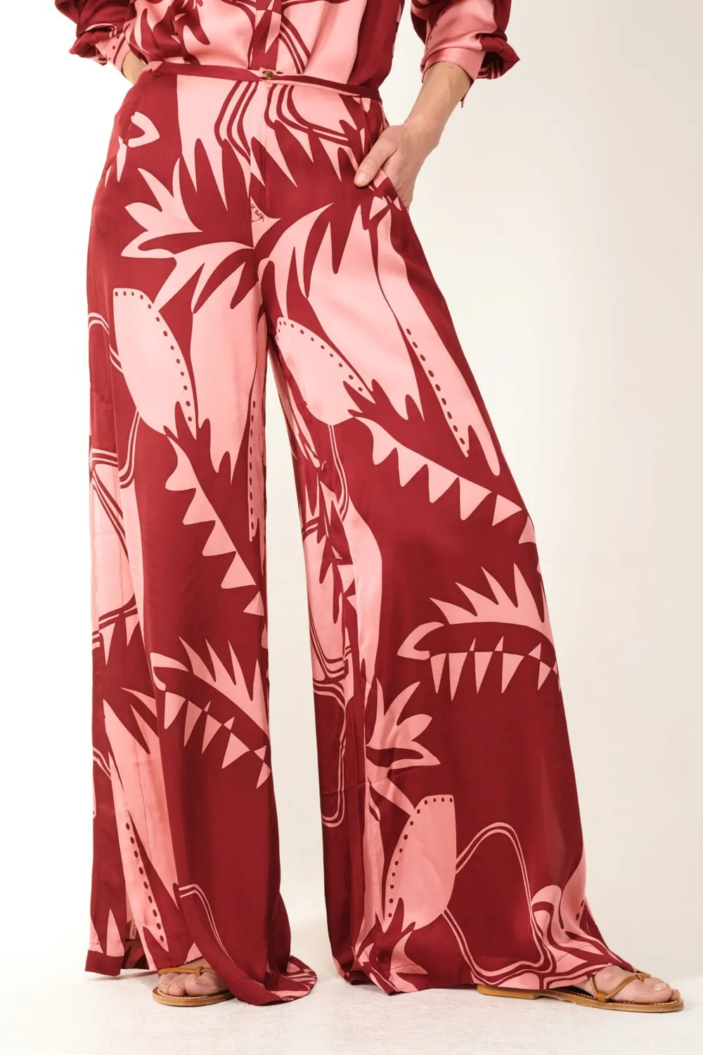 Pant Clea - Bordo Oasis sold by Poupette St Barth product image thumbnail 5