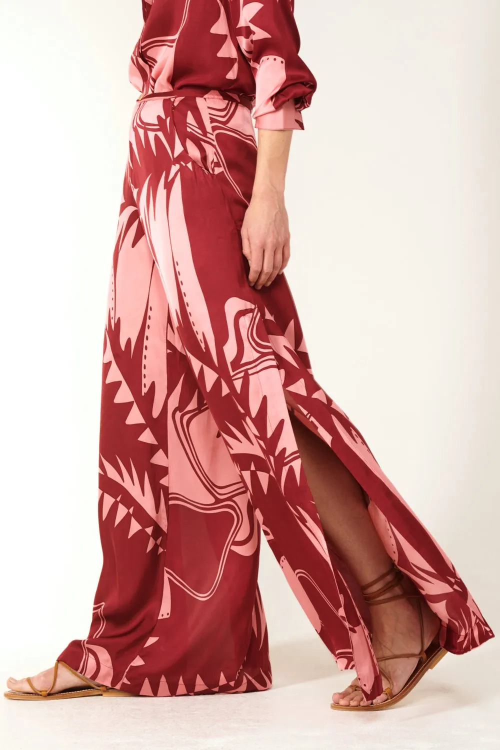 Pant Clea - Bordo Oasis sold by Poupette St Barth product image thumbnail 3