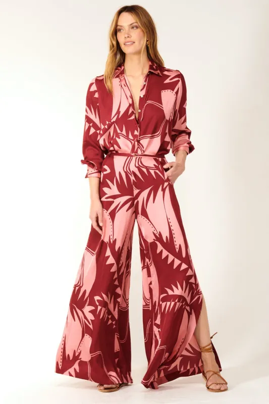 Pant Clea - Bordo Oasis sold by Poupette St Barth