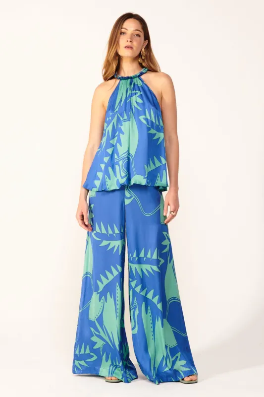 Pant Clea - Blue Oasis sold by Poupette St Barth