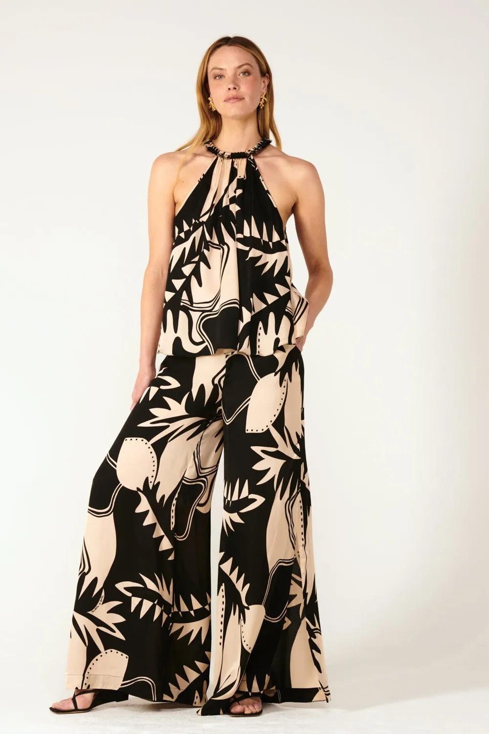 Pant Clea - Black Oasis sold by Poupette St Barth