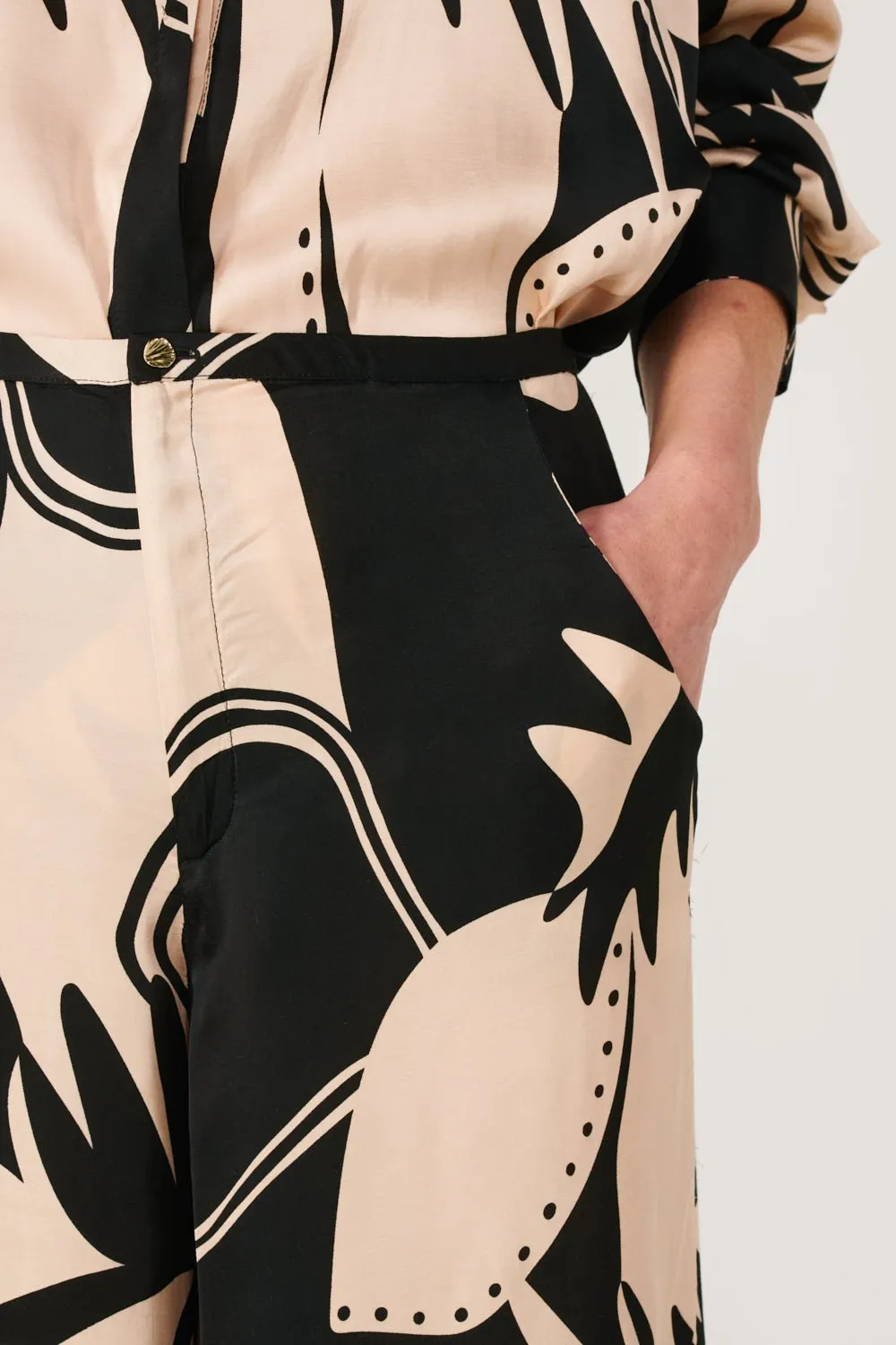 Pant Clea - Black Oasis sold by Poupette St Barth product image thumbnail 4