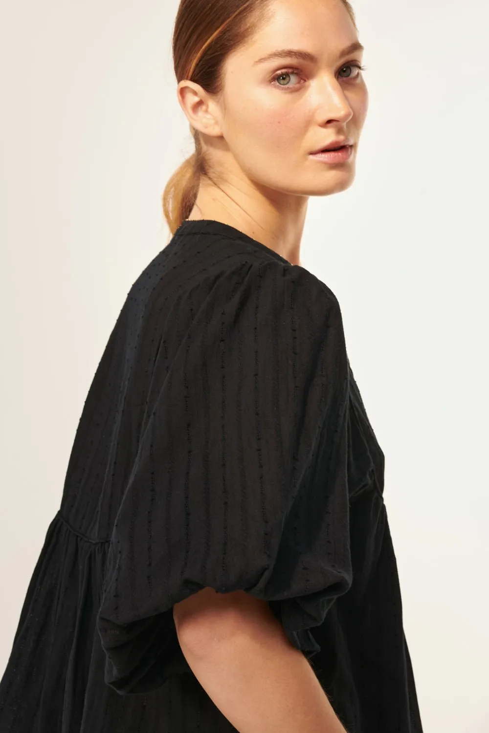 Blouse Flores - Black sold by Poupette St Barth product image thumbnail 4