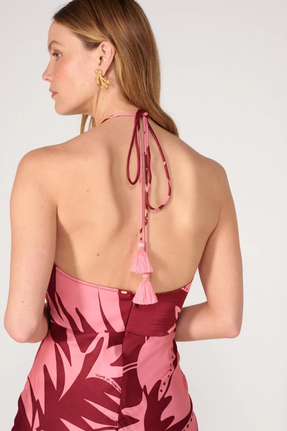 Long Dress Stella - Bordo Oasis sold by Poupette St Barth product image thumbnail 4