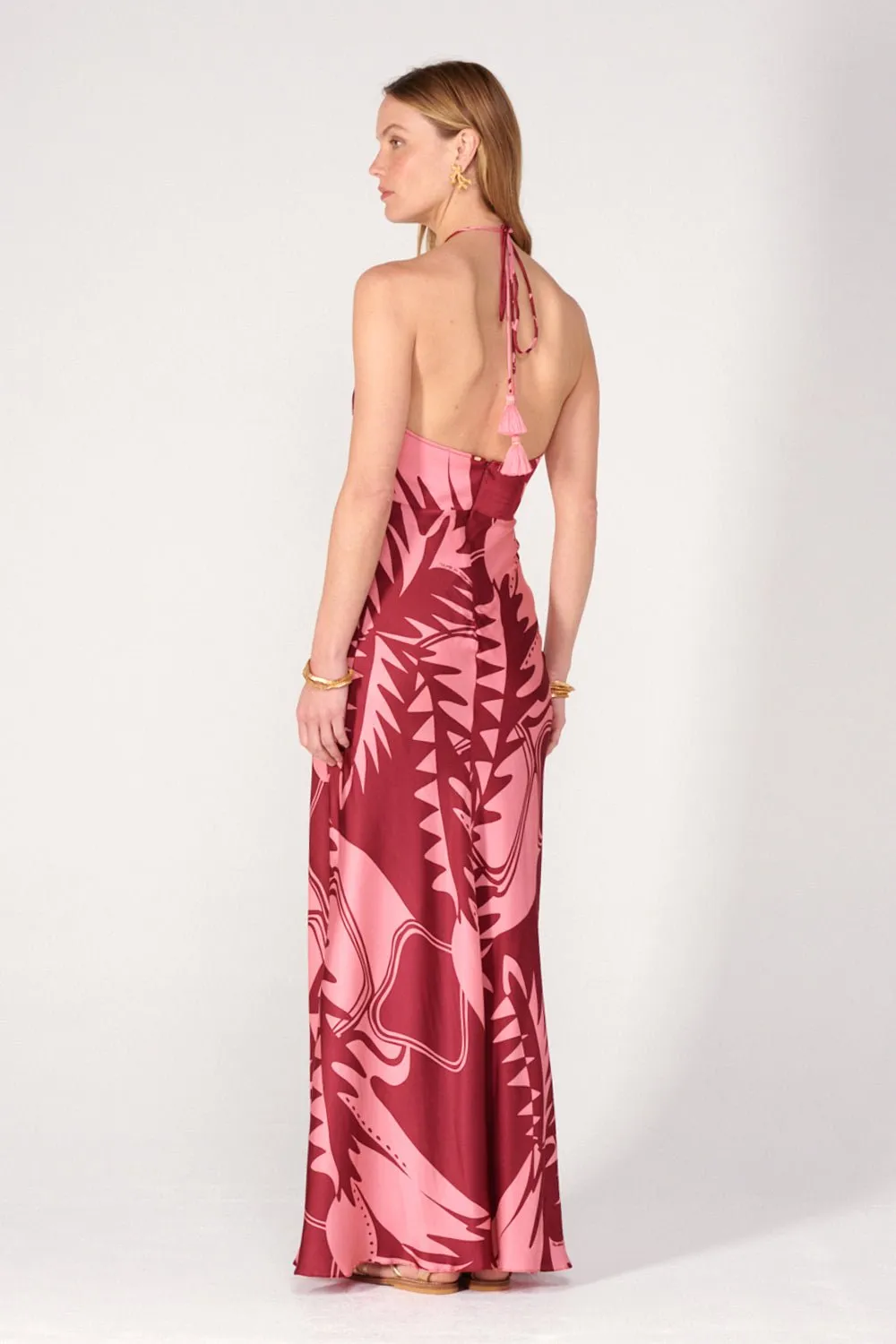 Long Dress Stella - Bordo Oasis sold by Poupette St Barth product image thumbnail 3