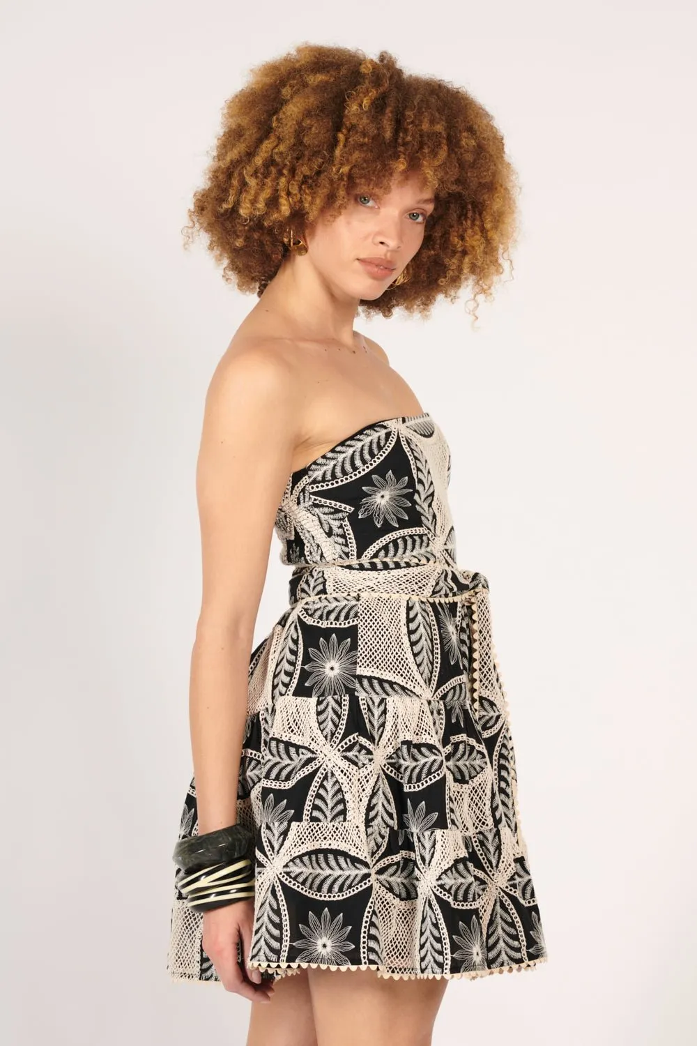 Bandeau Dress Christine - Black sold by Poupette St Barth product image thumbnail 5