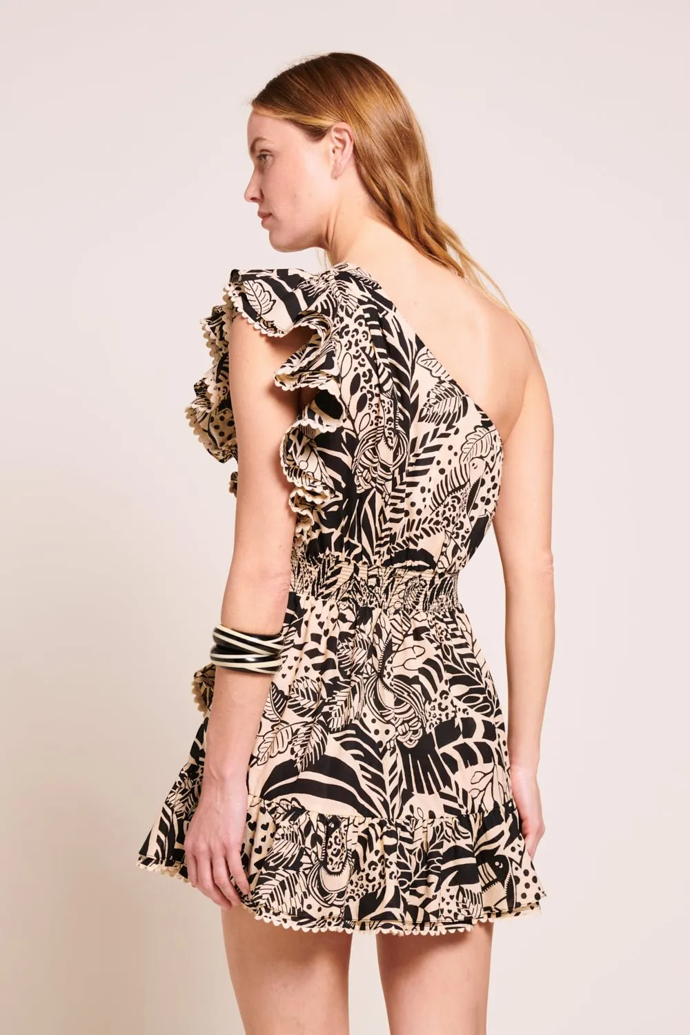Mini Dress Corinne - Black Toucan sold by Poupette St Barth product image thumbnail 5