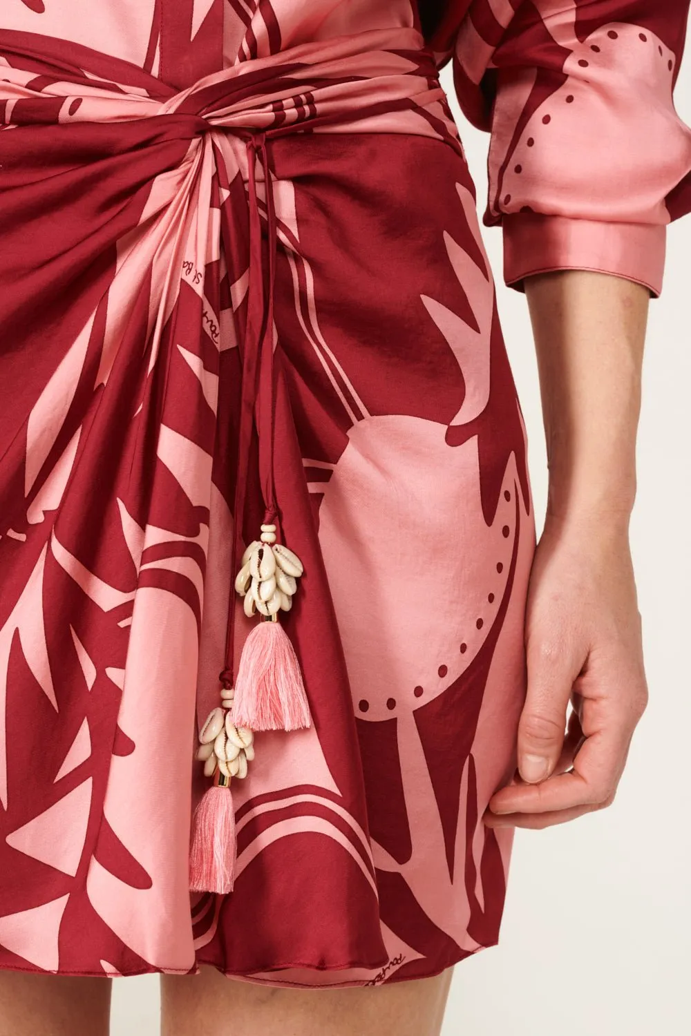 Mini Skirt Tilda - Bordo Oasis sold by Poupette St Barth product image thumbnail 3