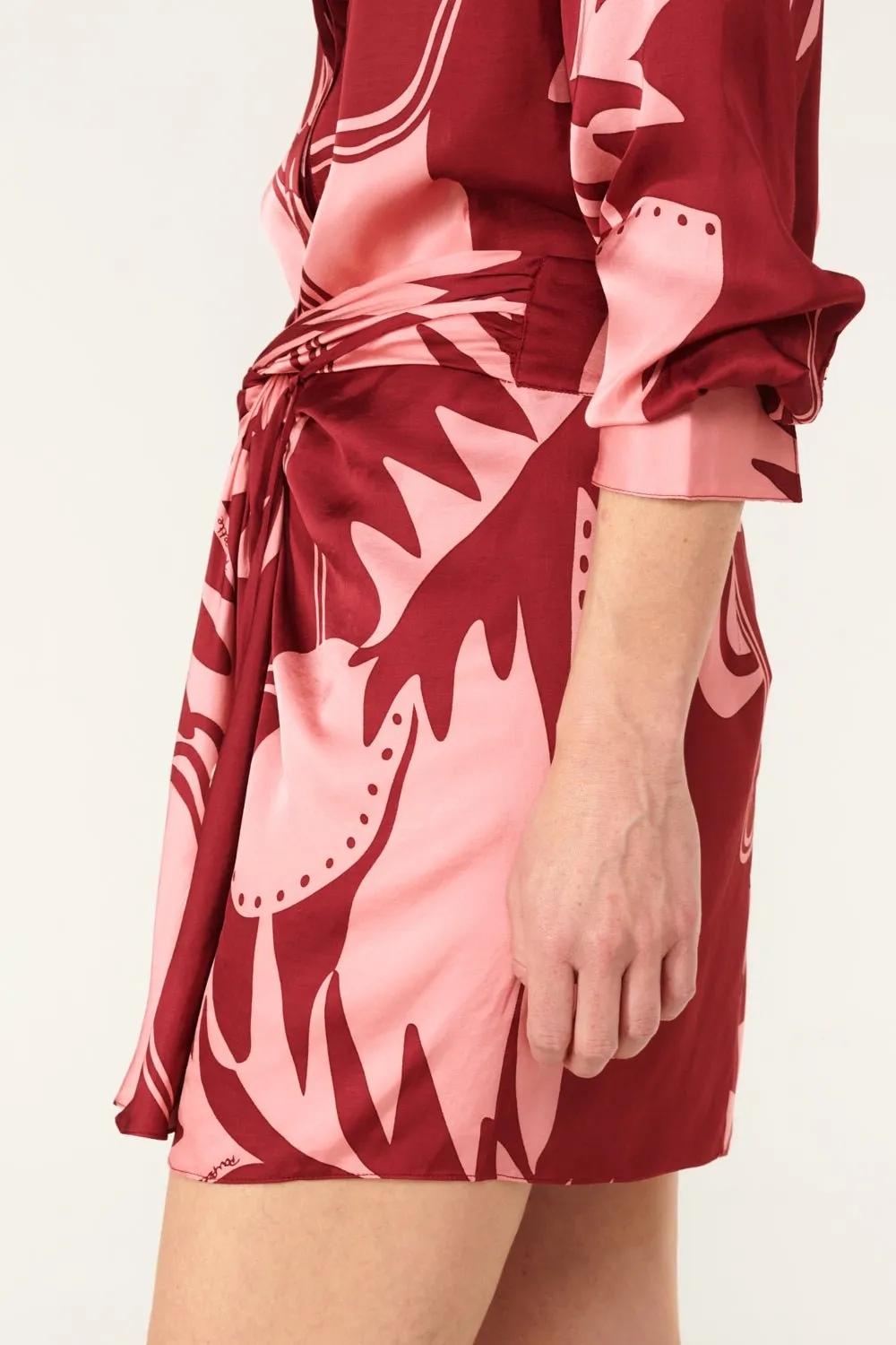 Mini Skirt Tilda - Bordo Oasis sold by Poupette St Barth product image thumbnail 4