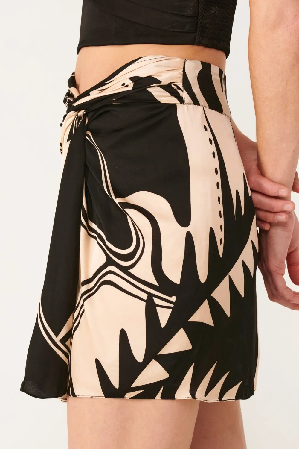 Mini Skirt Tilda - Black Oasis sold by Poupette St Barth product image thumbnail 5