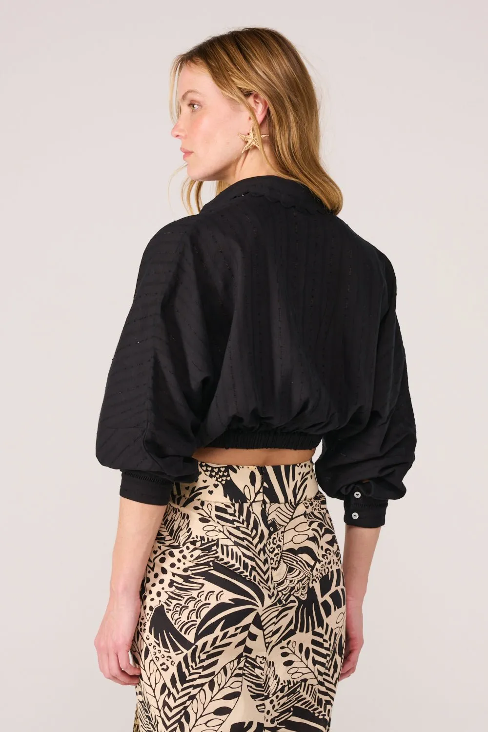 Shirt Alma - Black sold by Poupette St Barth product image thumbnail 5