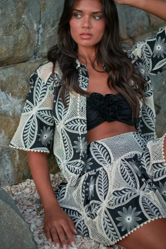 Shirt Java - Black sold by Poupette St Barth