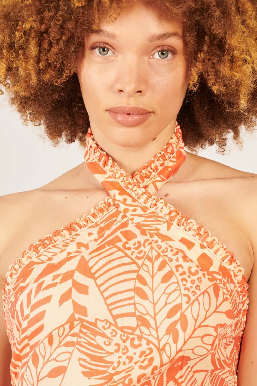 Top Suma - Orange Toucan sold by Poupette St Barth product image thumbnail 2