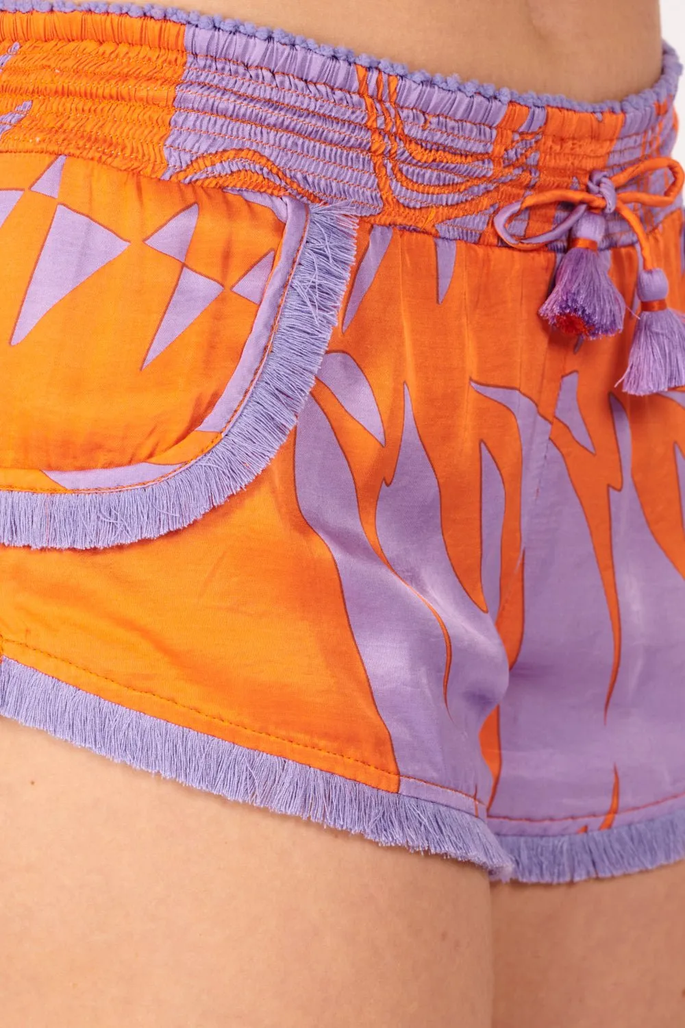 Boxer Lulu - Orange Oasis sold by Poupette St Barth product image thumbnail 4