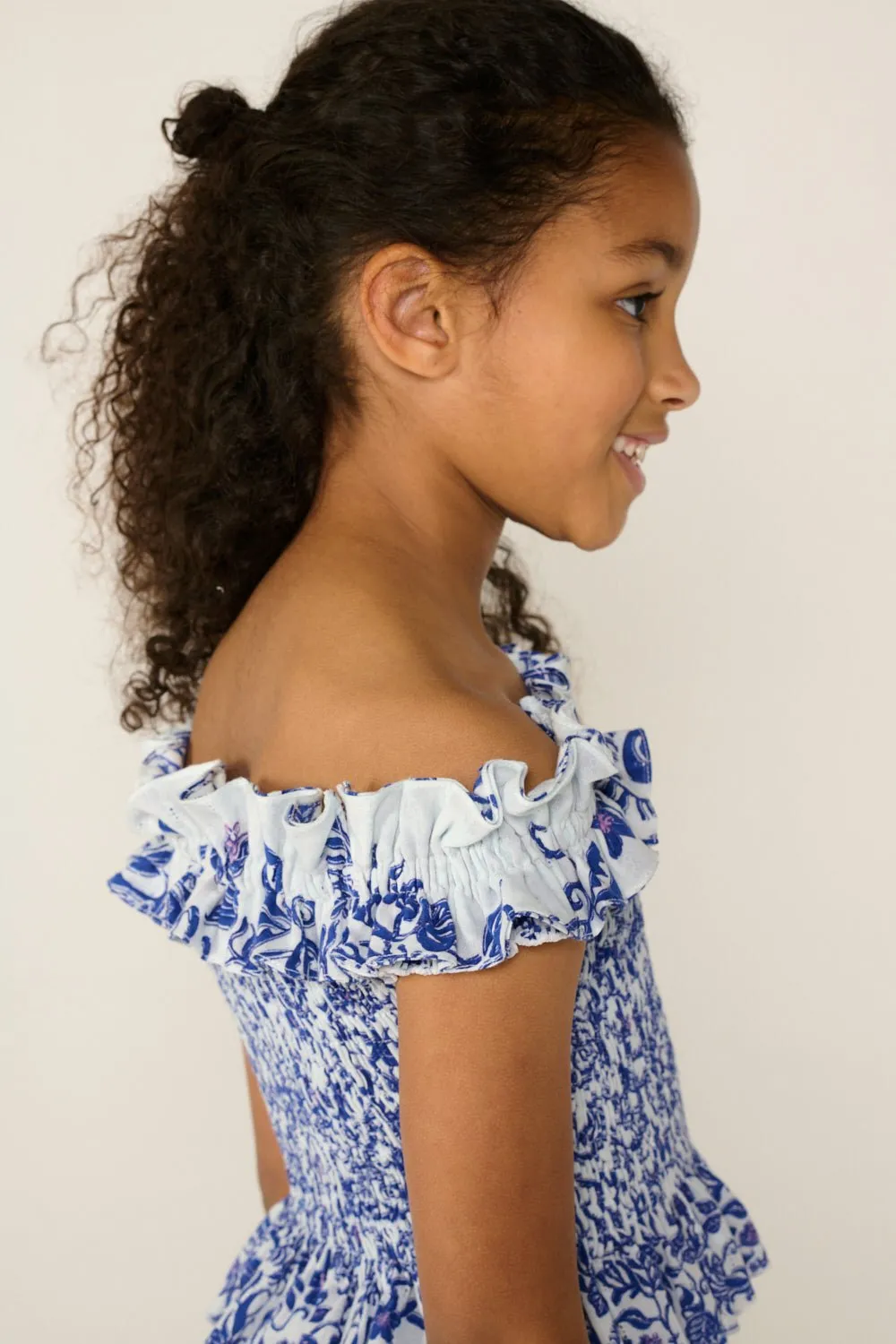 Top Alitza for girls - Blue Tiare sold by Poupette St Barth product image thumbnail 4