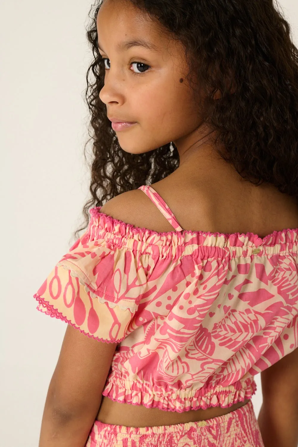 Top Donna for girls - Pink Toucan sold by Poupette St Barth product image thumbnail 3