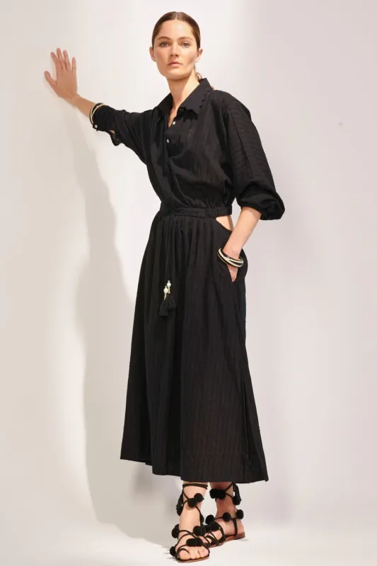 Long Dress Sunniva - Black sold by Poupette St Barth