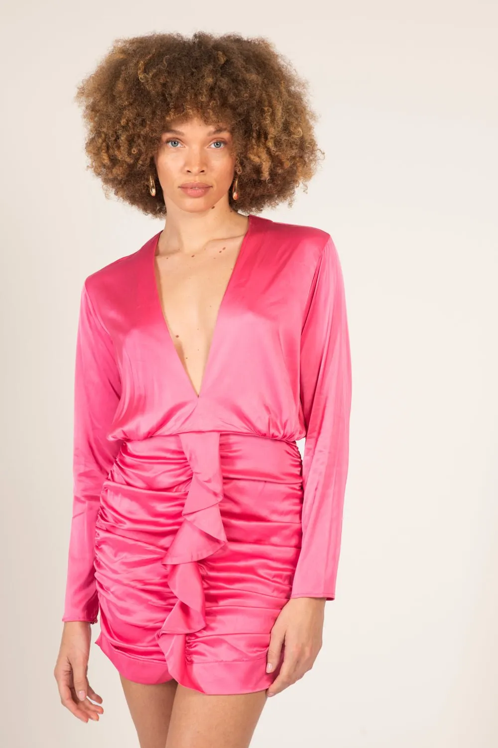 Mini Dress Joy - Raspberry Sorbet sold by Poupette St Barth product image thumbnail 2