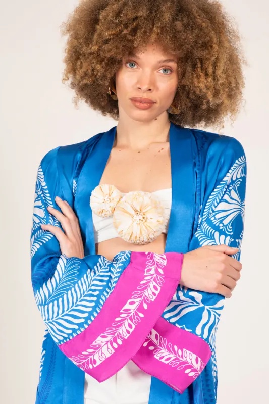 Kimono Lea - Blue Oolong sold by Poupette St Barth