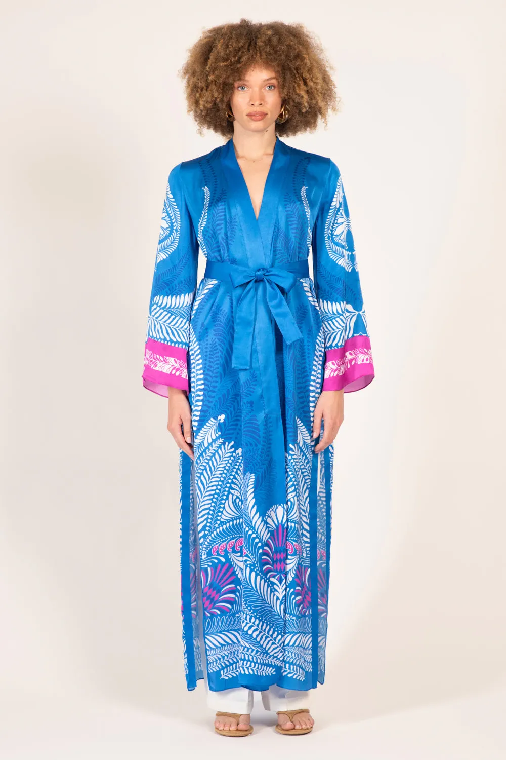 Kimono Lea - Blue Oolong sold by Poupette St Barth product image thumbnail 2
